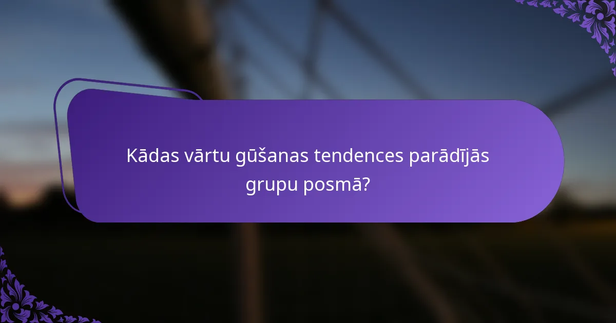 Kādas vārtu gūšanas tendences parādījās grupu posmā?